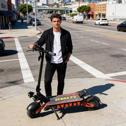 11-Inch Off-Road High-Speed Dual-Drive Electric Scooter Foldable 60 km/h 150kg Capacity Tri- Lithium Battery High Quality