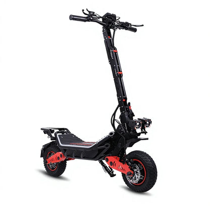 Cross-border Wholesale 6000W Dual-drive Aluminum Alloy Off-road Foldable Adult Long-range Electric Scooter with 75km/h Speed