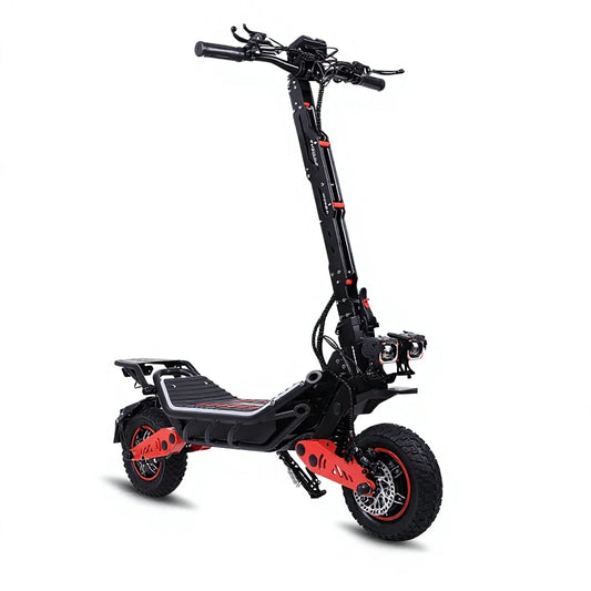Cross-border Wholesale 6000W Dual-drive Aluminum Alloy Off-road Foldable Adult Long-range Electric Scooter with 75km/h Speed