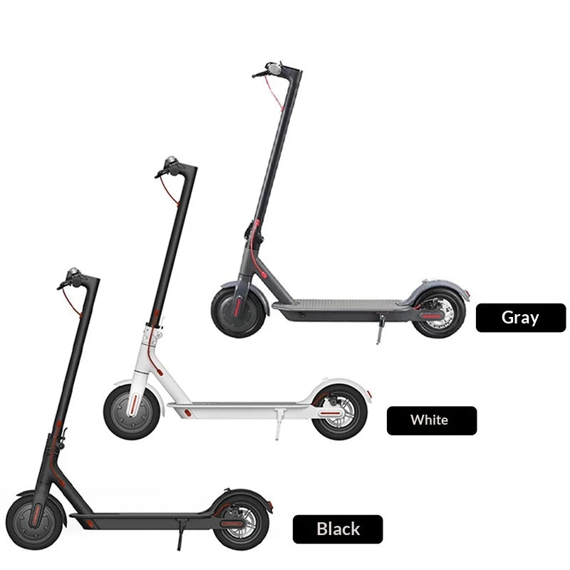 Cross-border Wholesale for Aluminum Alloy Electric Scooter 8.5-inch for Adults Folding Portable Mobility Scooter 20km/h Speed