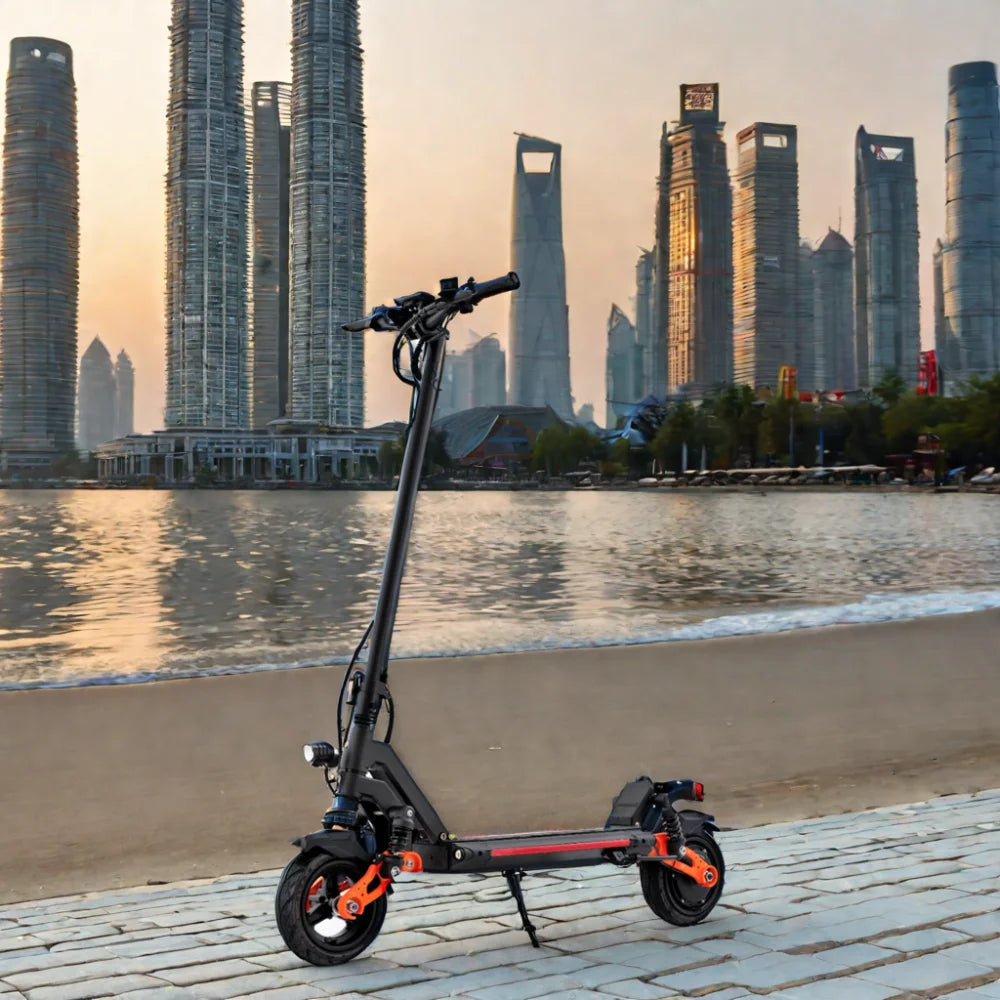 OEM 9 Inch Aluminum Alloy Tire Two-Wheel Foldable Full Suspension 48V 500W 100kg Load Capacity Adult Electric Scooter App