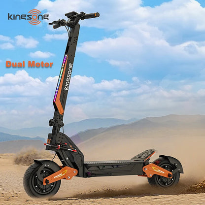 Adult 60V Dual Motor 55.92 Miles Long Range 1776Wh Removable Battery Dual Suspension Commuting Fast Foldable Electric Scooter