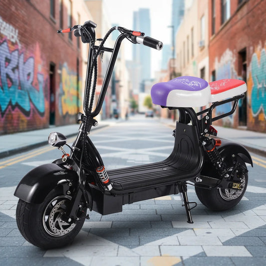 Brushless Electric Bike Folding Scooter for Adult Battery Mobility Scooter Mini Commute Lithium Pedal Adult Two-Wheel Scooter